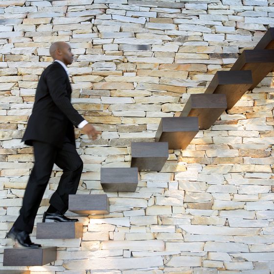 Is building your business like climbing stairs?